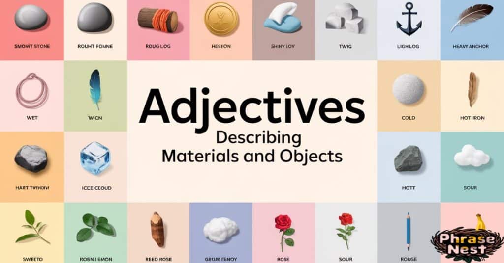 Adjectives Describing Materials and Objects