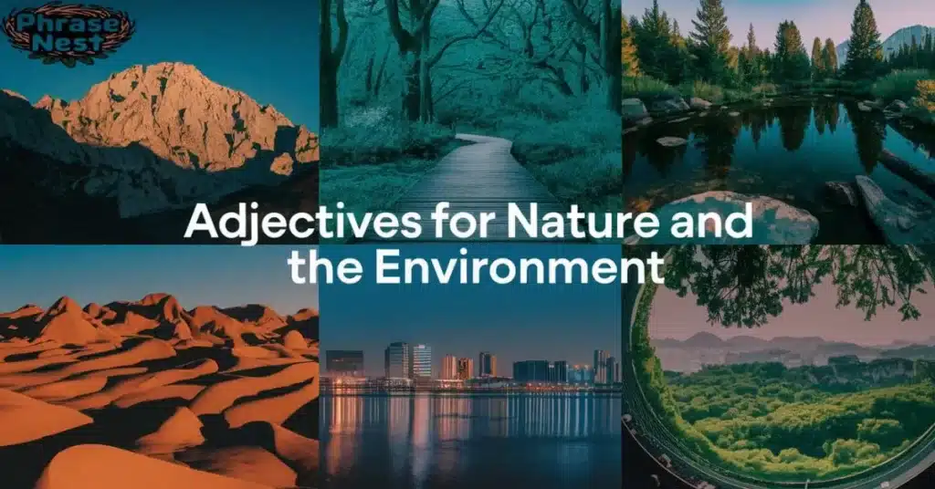 Adjectives for Nature and the Environment