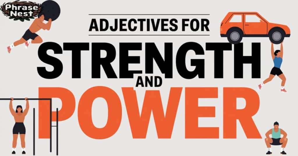 Adjectives for strength and power