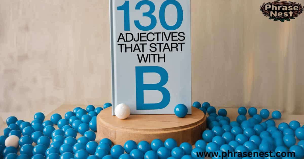 130 Adjectives That Start with B