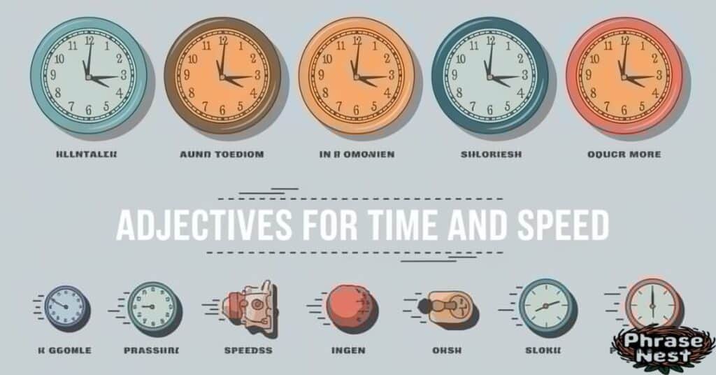 Adjectives for Time and Speed